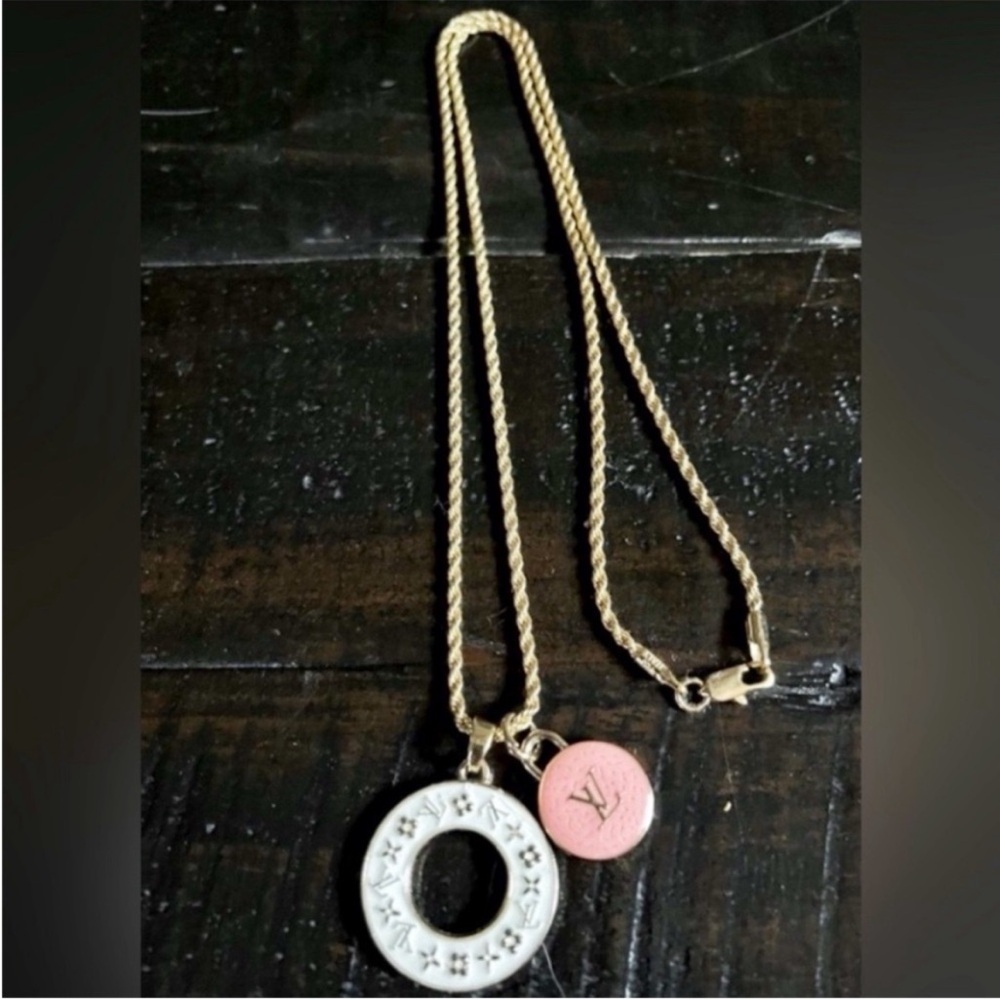 Authentic Louis Vuitton Two Charm Necklace - Picture 3 of 3